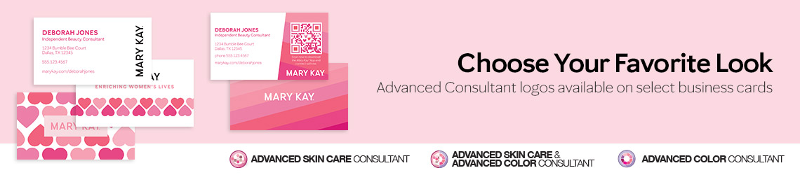 <b>Choose Your Favorite Look</b> Advanced Consultant logos available on select business cards