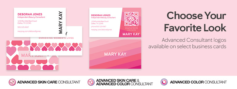 <b>Choose Your Favorite Look</b> Advanced Consultant logos available on select business cards