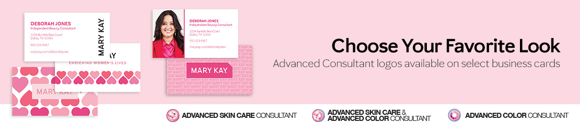 <b>Choose Your Favorite Look</b> Advanced Consultant logos available on select business cards