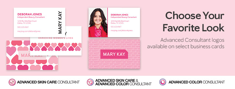 <b>Choose Your Favorite Look</b> Advanced Consultant logos available on select business cards
