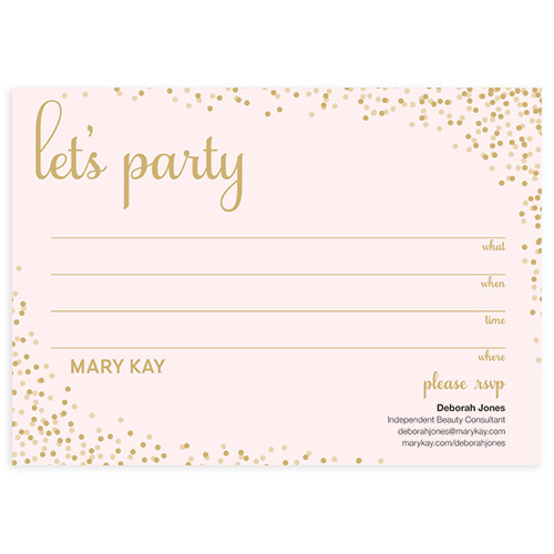 All That Glitters Fill In Invitations