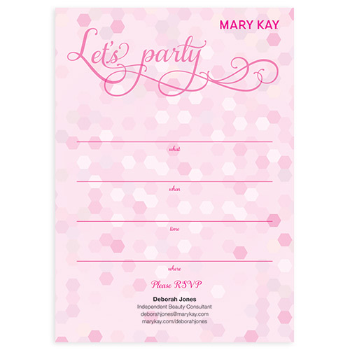 Confetti Chic Fill In Invitations