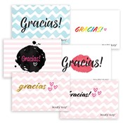 Coloridas tarjetas postales con saludos, español