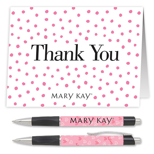 Dots Thank You Note and Pen Combo
