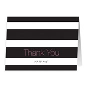 Stripes Thank You Notes - Non Personalized