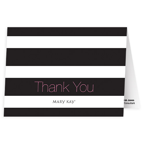 Stripes Thank You Notes - Personalized