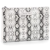 Limited Edition Faux Python Cosmetic Bag