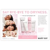 Mary Kay Hydrating Regimen Sample Cards, Non Personalized