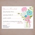 Country Chic Bouquet Fill In Invitations