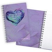 Watercolor Heart Notebook