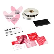 Juego de tarjetas Confident, cuadradas, para armar tu negocio, con sellos con forma de corazón