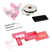 Juego Pink Splash para armar tu negocio, con sellos con forma de corazón