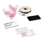 Juego Classic Pink para armar tu negocio, con sellos con forma de corazón