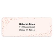 All That Glitters Pink Address Labels