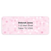 Confetti Chic Pink Address Labels