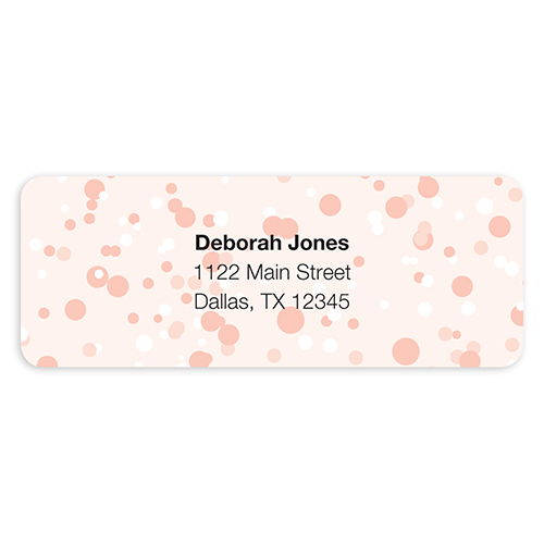 Spotted Address Labels