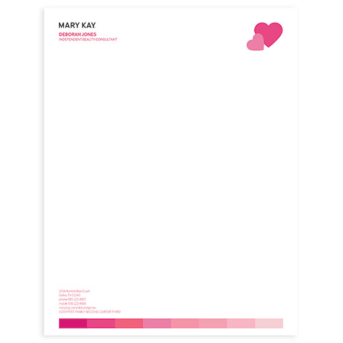 Product Letter Pack Component - Letterhead Sheets