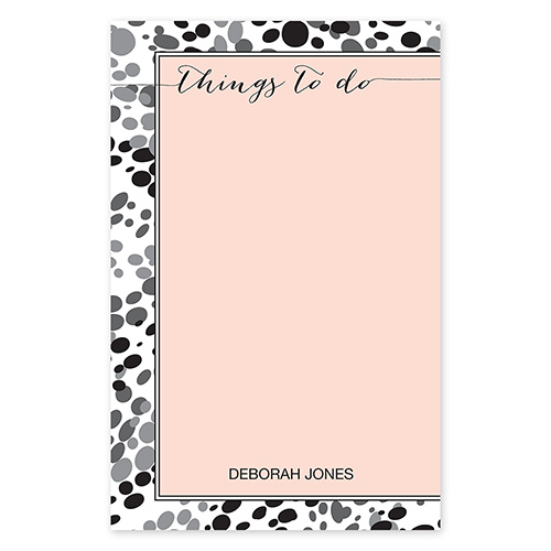 Things To Do Grey Large Notepad