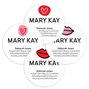 Mary Kay Motif Packaging Seal Stickers