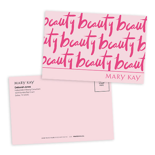 Pink Personalized Postcards