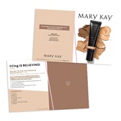 Tarjetas para muestras de CC Cream Mary Kay®, personalizadas
