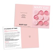 Tarjetas para muestras de parches de hidrogel para ojos Mary Kay, personalizadas