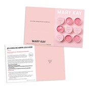 Tarjetas para muestras de parches de hidrogel para ojos Mary Kay - Español, no personalizadas