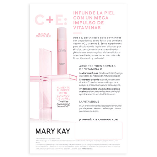 Mary Kay TimeWise Replenishing Serum C E - Spanish, Non Personalized