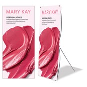 Cartel de pie personalizado para eventos, colores labiales