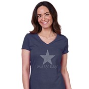 Camiseta con estrella de estrás Mary Kay