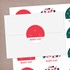 Sellos adhesivos para embalaje "Share the Merry"