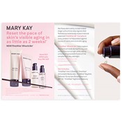Tarjetas para muestras TimeWise Miracle Set de Mary Kay, no personalizadas