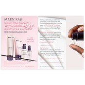 Tarjetas para muestras TimeWise Miracle Set de Mary Kay, no personalizadas