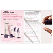 Tarjetas para muestras TimeWise Miracle Set de Mary Kay, español, no personalizadas