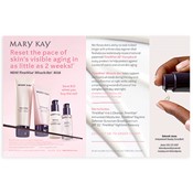 Tarjetas para muestras TimeWise Miracle Set de Mary Kay, personalizadas