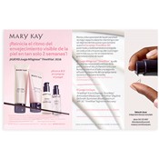 Tarjetas para muestras TimeWise Miracle Set de Mary Kay, español, personalizadas